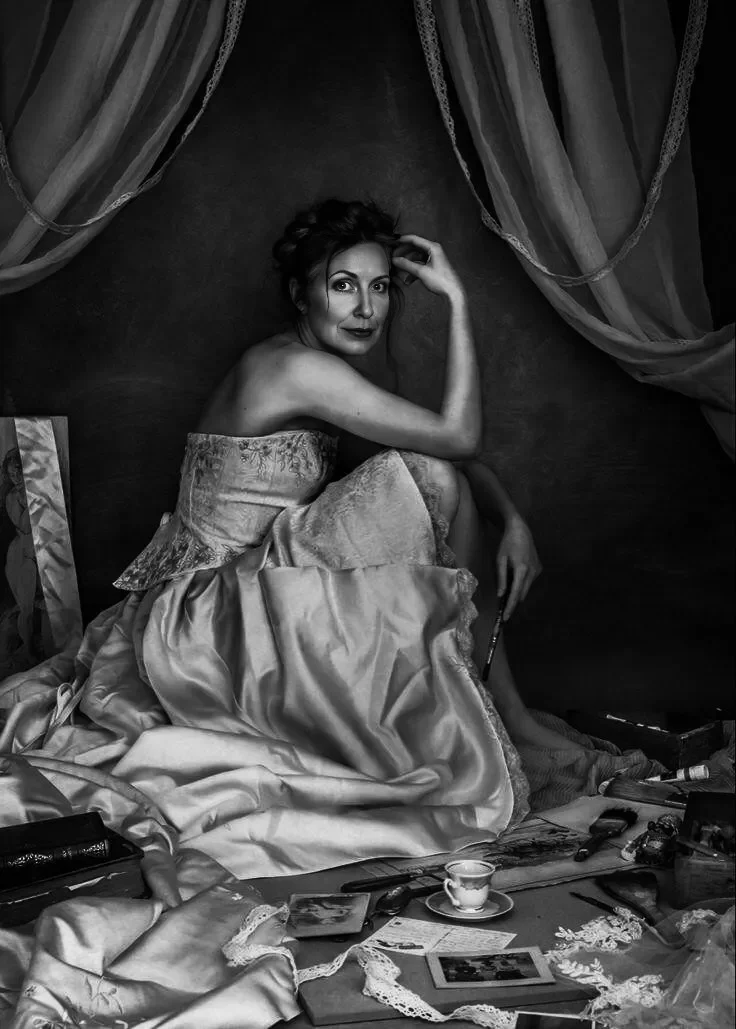 Camera: Fujifilm GFX100
Lens: Fujifilm XF 50mm F1,0
Model: Liselotte 
Location: Studio 